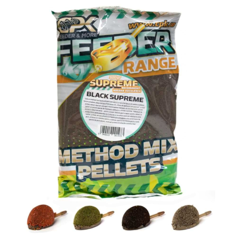 фидерная прикормка - Groundbait Method Feeder SUPREME BLACK 900g