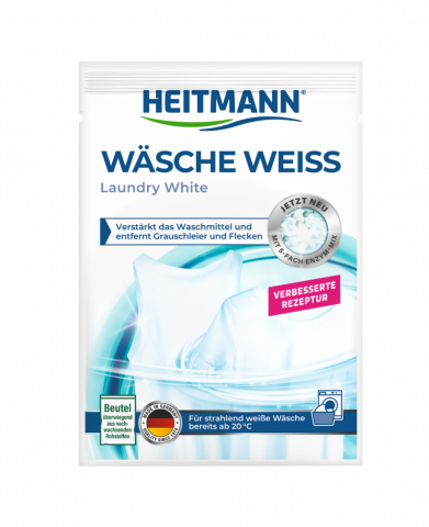 Detergenţi si produse pentru rufe - Heitmann - Înălbitor pentru rufe albe, 50 g