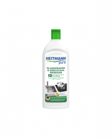 Бытовая химия - Heitmann Pure - 3-в-1 средство для чистки стеклокерамики, стекла и нержавейки, 250 мл