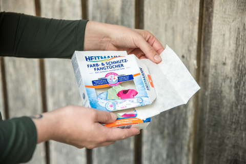 HEITMANN Салфетки для предотвращения случайной окраски тканей при машинной стирке, 20 шт. [1]