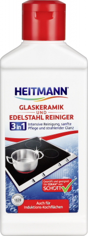 Detergenţi si produse pentru rufe - HEITMANN Soluție de curățare pentru sticlă ceramică, 250ml