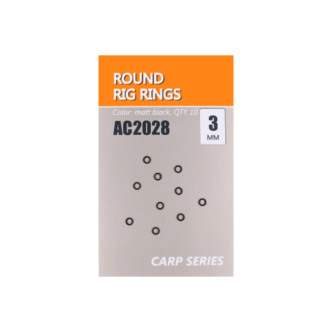 Pescuit la crap - Inel ORANGE Round Rig Rings 3.1mm