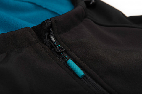 Jacheta SOFT SHELL SALMO JACKET, BLACK & BLUE [9]