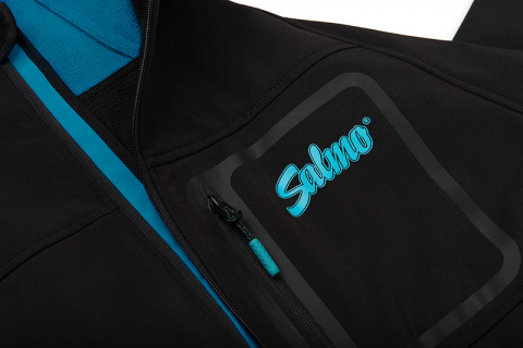 Jacheta SOFT SHELL SALMO JACKET, BLACK & BLUE [8]