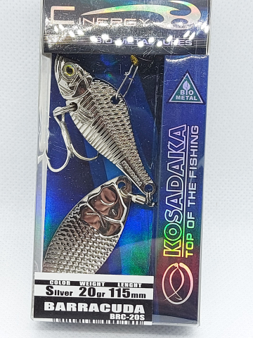 Momeli la rapitor - Jig-spinner (BAR-20S) Barracuda 20g, 115mm silver KOSADAKA