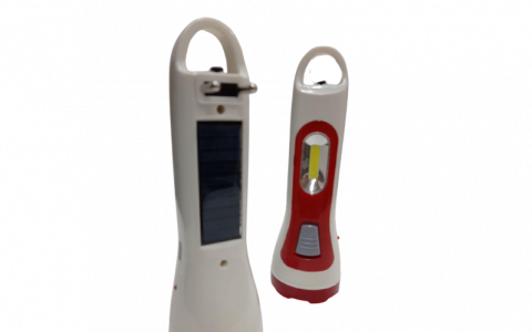 Фонарик на аккумуляторе LED F3-13834 с солнечной батареей [2]