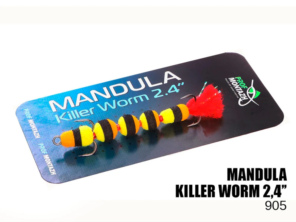 Mandula - Mandula PROFMONTAZH Killer Worm 5 segmente 2.4" #905