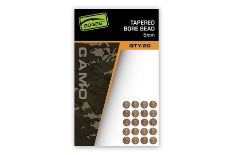 Pescuitul în Moldova - Mărgele FOX Edges Camo Tapered Bore Bead 5mm, 20buc.