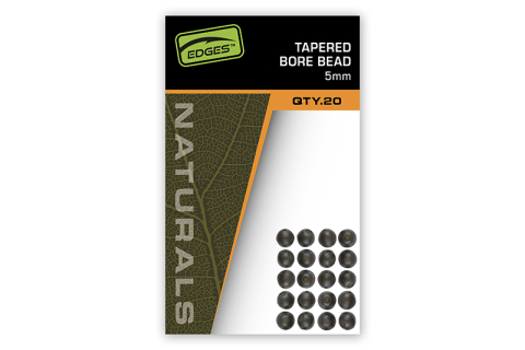 Pescuitul în Moldova - Mărgele FOX Edges Naturals Tapered Bore Bead 5mm, 20buc.