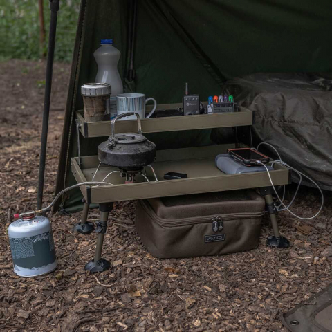 Masa pentru monturi AVID CARP DOUBLE DECKER BIVVY TABLE, 55X41X35.5CM [3]