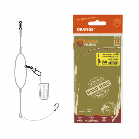 Accesorii monturi - Montura feeder+nod Simetric 1cr*№12*60gr