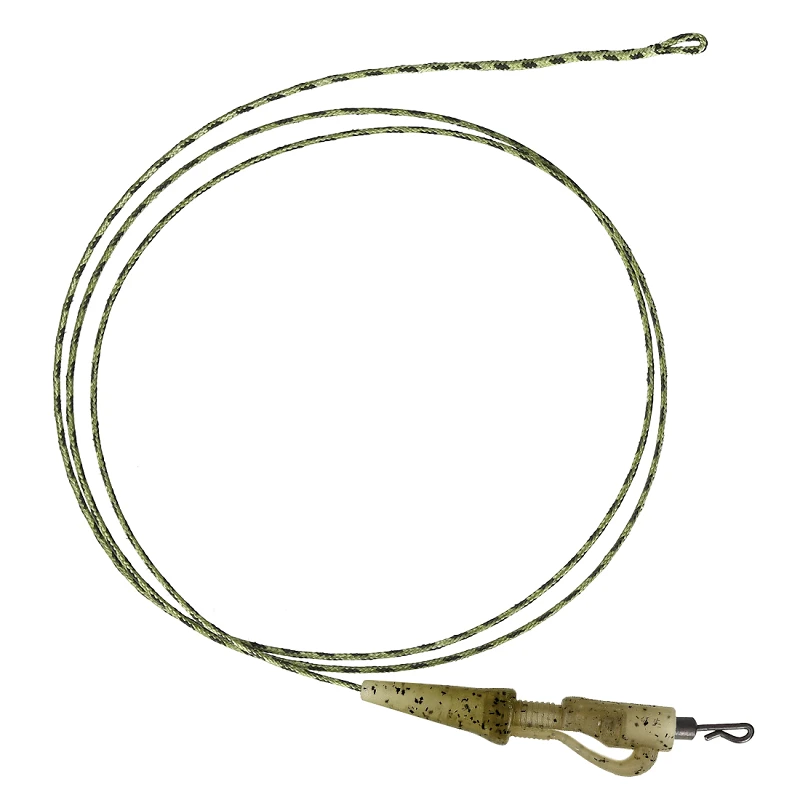 Pescuitul în Moldova - Montura GC G.Carp Leadcore Safety Clip Leader 50lb, 3buc, Caмo Green
