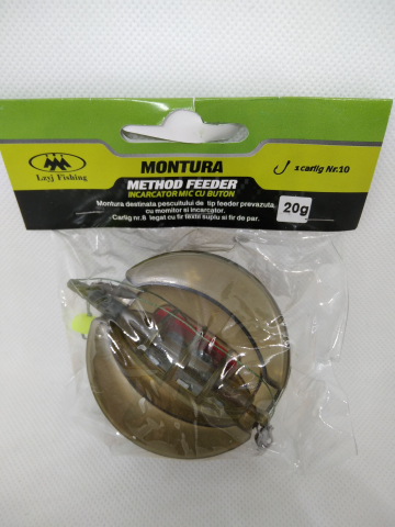 Monturi feeder, stationar - Montură Method Feeder - Asamblată 20g