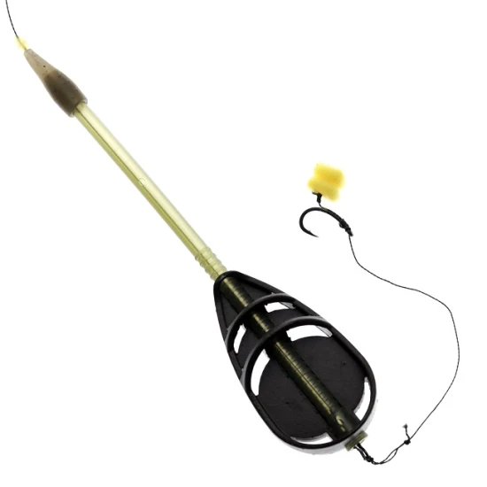 Аксессуары для оснасток - Монтаж Method-Feeder Pro Fl со спином 7 мм, крючок #12, 50 г
