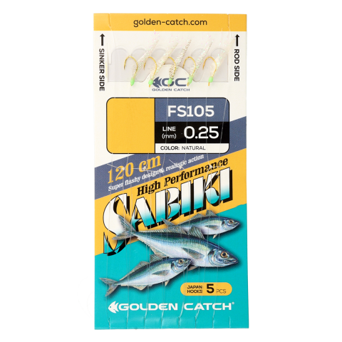 Forfaci la rapitor - Montura Taparina(Самодур) GC Aji Sabiki FS105 №6 Natural(5 cirligi)NEW 2022