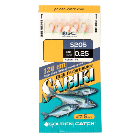 Forfaci la rapitor - Montura Taparina(Самодур) GC Aji Sabiki S205 №8 Pink(5 cirligi)NEW 2022