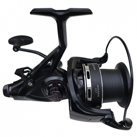 Карповые катушки - Катушка карповая Pro FL Black Force BF9000 - Long Cast с байтраннером (4.9:1)