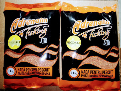 Pescuitul în Moldova - Nada Adrenalin Fishing Migdale 1KG