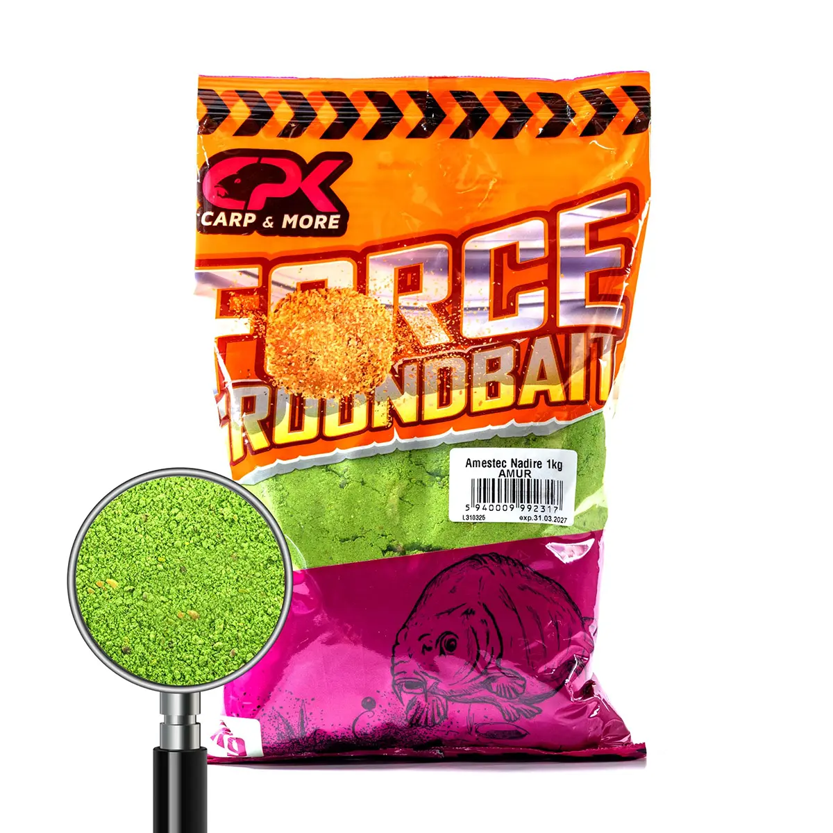 Nada feeder - NADA CPK FORCE GROUNDBAIT AMUR, 1kg