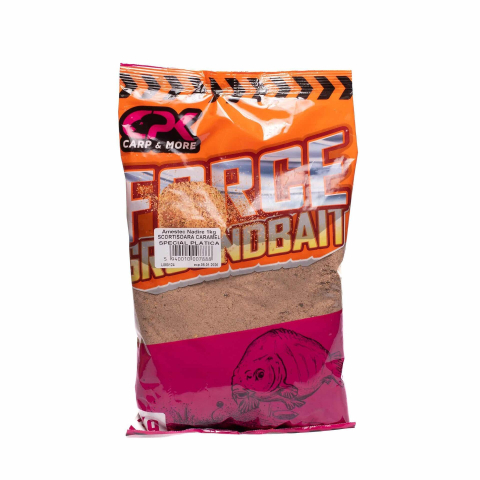 Nada, momeala, aditivi - NADA CPK FORCE GROUNDBAIT SCORTISOARA & CARAMEL, 1kg