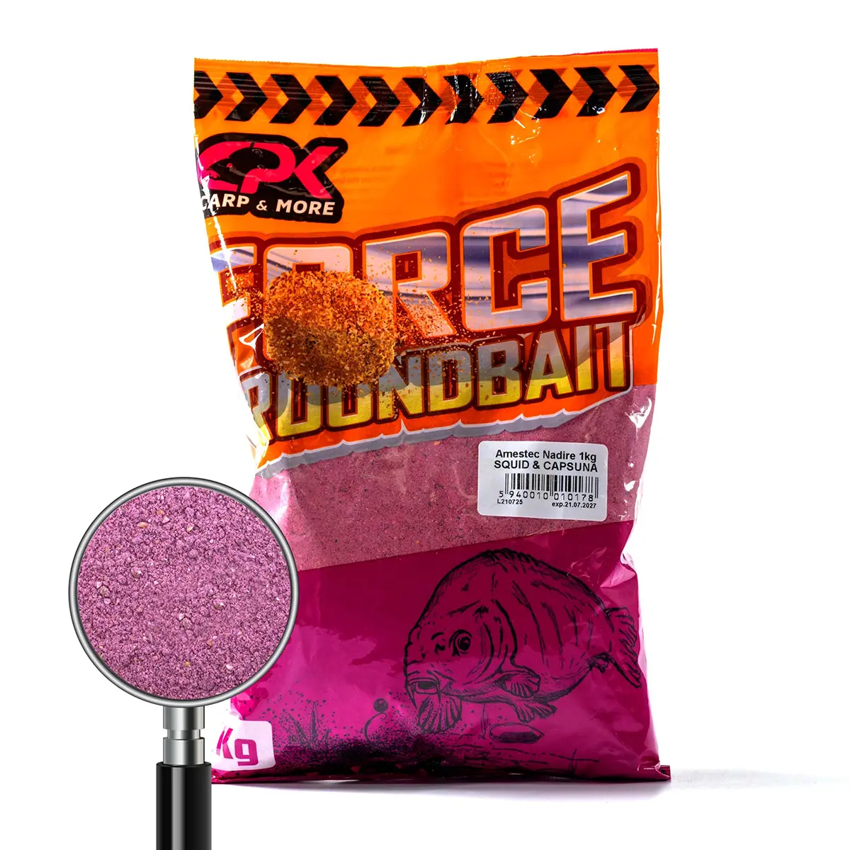 Nada - NADA CPK FORCE GROUNDBAIT SQUID & CAPSUNA, 1kg