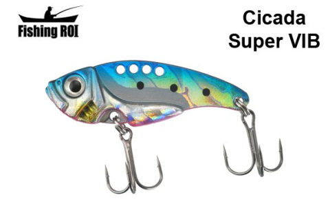 Pescuitul în Moldova -  Naluca metalica FISHING ROI Cicada Super Vib color 12, 7g 