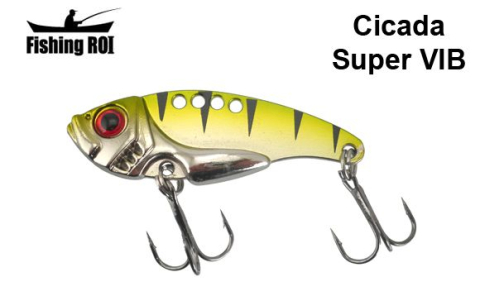 Pescuitul în Moldova -  Naluca metalica FISHING ROI Cicada Super Vib color 9, 7g 