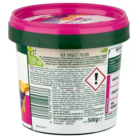 OXI Color - Praf Universal pentru îndepărtarea petelor, 500g, HEITMANN [2]