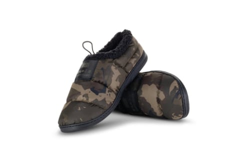 Pescuitul în Moldova - Papuci NASH Zero Tolerance Deluxe Bivvy Slipper Camo, mărime  42