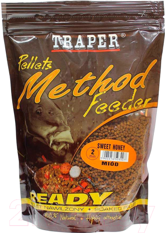 Pelete - Pelete Ready TRAPER Method Feeder Miere 2mm, 500g