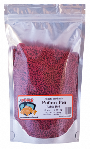 Nada, momeala, aditivi - Pellets method Robin Red 2mm 300gr TRAFEI