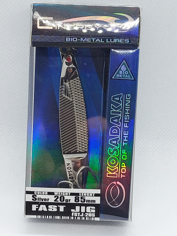 Рыбалка на хищника - Пилькер Fast Jig 20g, 85mm silver KOSADAKA