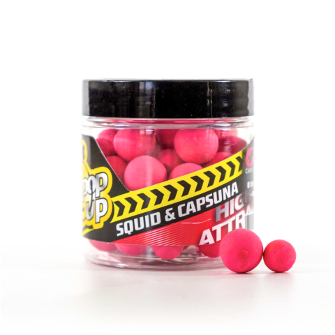 Pop-up - Pop Up de Carlig CPK High Attract Squid & Capsuna, 10-14mm, 40g