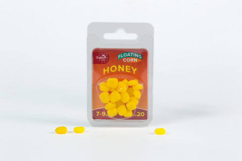 Momeala artificiala - Porumb din Silicon Flotant in Dip DOLPHIN Miere 7-9 mm, 20 buc.