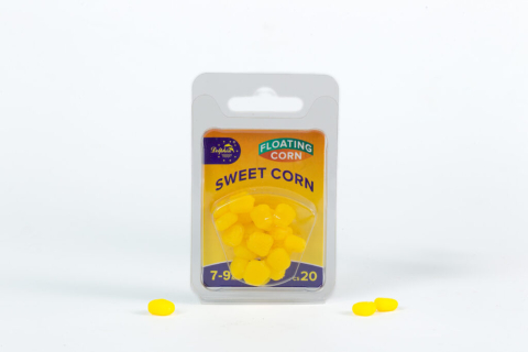 Momeala artificiala - Porumb din Silicon Flotant in Dip DOLPHIN Porumb Dulce 7-9 mm, 20 buc.
