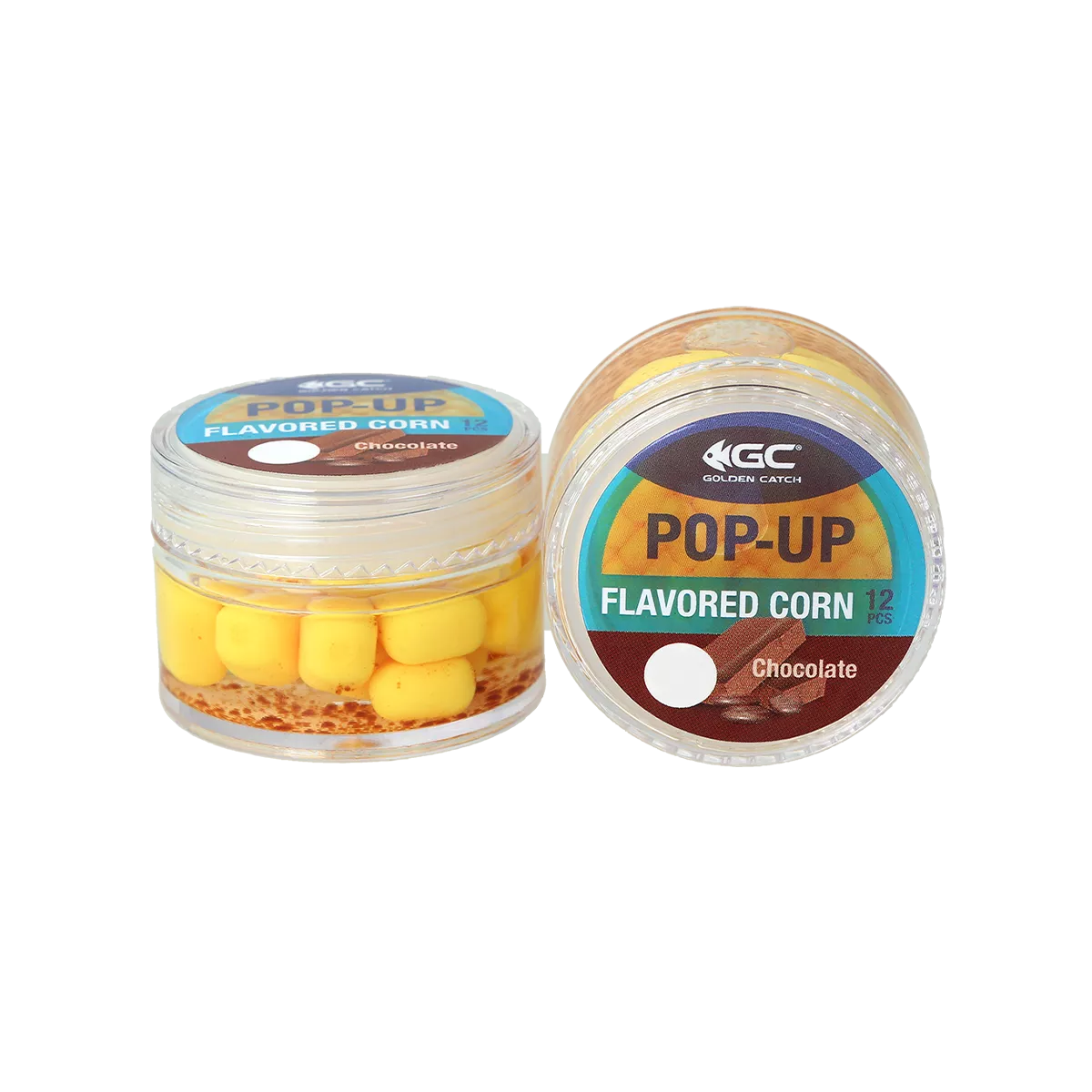 Momeala artificiala - Porumb Silicon în dip GC G.Carp Pop-Up Flavored Chocolate 10mm, 12buc.