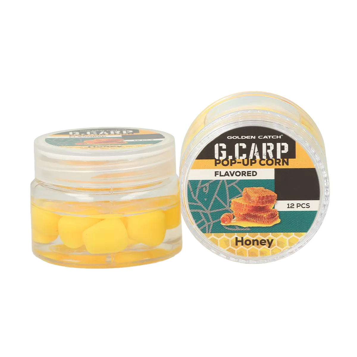 Momeala artificiala - Porumb Silicon în dip GC G.Carp Pop-Up Flavored Honey 10mm, 12buc.