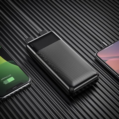 PowerBank 20.000mAh/LED Hoco J72A Easy travel Black [6]