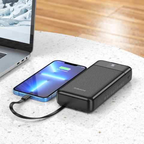 Мультимедиа - Портативный акумулятор 20000mAh BOROFONE BJ20A Mobile black