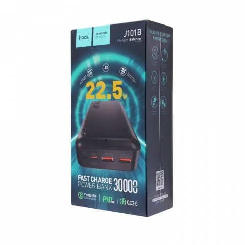 PowerBank 30.000mAh Hoco J101B Astute 22.5W fully compatible Black [3]