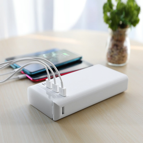 PowerBank 30 000mAh/LED-lamp Hoco J62 Jove table lamp White [4]