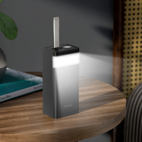 Мультимедиа - Портативный акумулятор 40 000mAh Hoco J86 Powermaster fully compatible PD20W/QC/LCD/Lamp Black