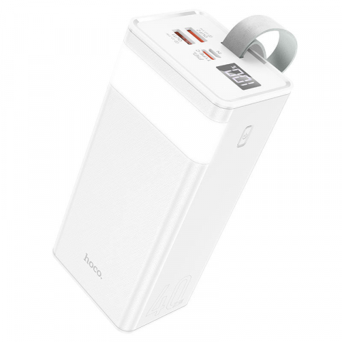 PowerBank 40 000mAh Hoco J86 Powermaster fully compatible PD20W/QC/LCD/Lamp White [8]