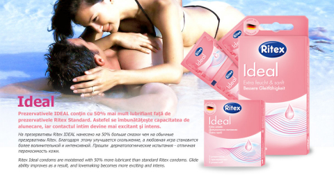 Prezervative - RITEX LUST - Cu noduri şi striaţii, 3buc [2]