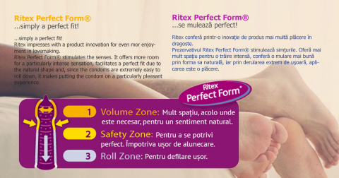 Prezervative - RITEX LUST - Cu noduri şi striaţii, 3buc [4]