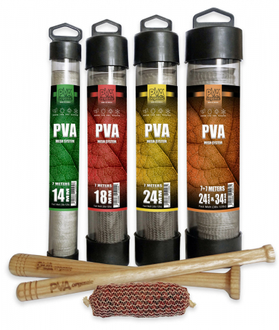 Accesorii nadire, sondare - PVA sistema KATRAN mesh system + wood plunger 24mm/7m