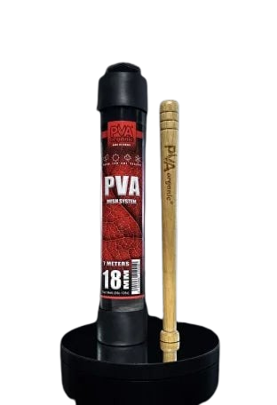 Аксессуары для прикормки и зондирования - PVA система KATRAN mesh system + wood plunger 18mm, 7m