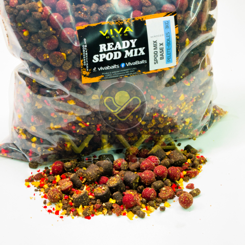 Nada - Ready Spod Mix VIVA BAITS 3 kg, Boilies+Pelete
