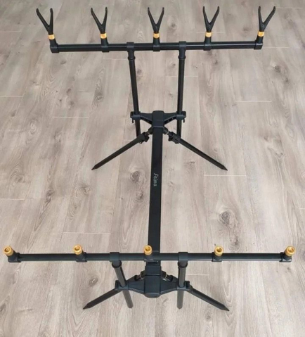 Rod Pod, picheti, suporti - Rod Pod Feima pentru 5 undițe (negru/auriu)
