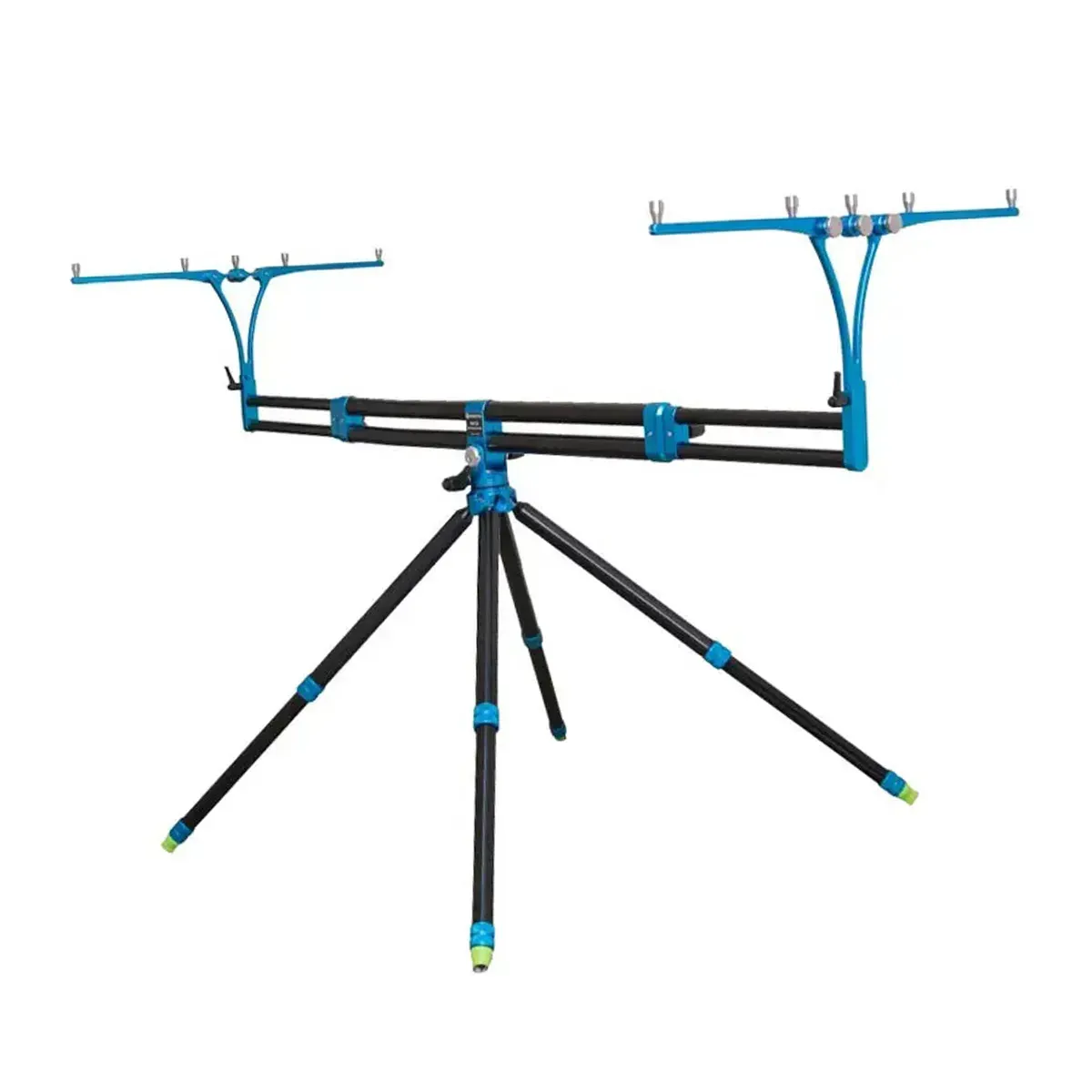 Rod Pod, picheti, suporti - Rod Pod Meccanica Vadese REVOLUTION 4 RODS BLACK TUBES & BLUE JOINTS